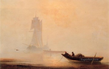 港の漁船 海景ボート イワン・アイヴァゾフスキー Oil Paintings